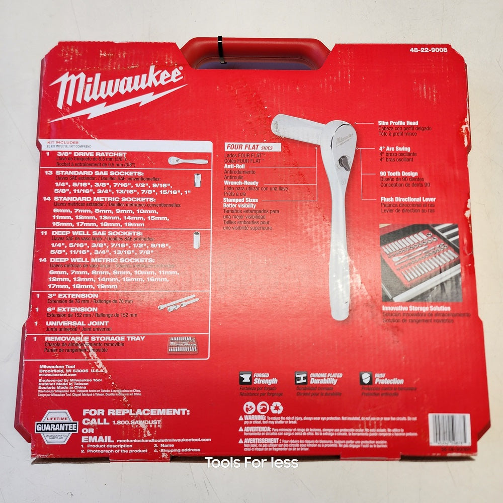 3/8 in Drive SAE/Metric Ratchet and socket 3/8 in Drive SAE/Metric Ratchet and socket